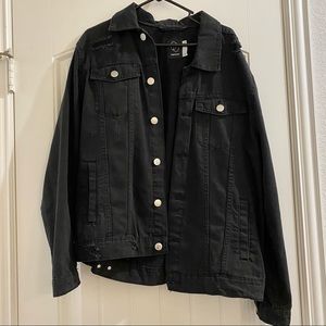 Men’s Distressed Denim Jacket